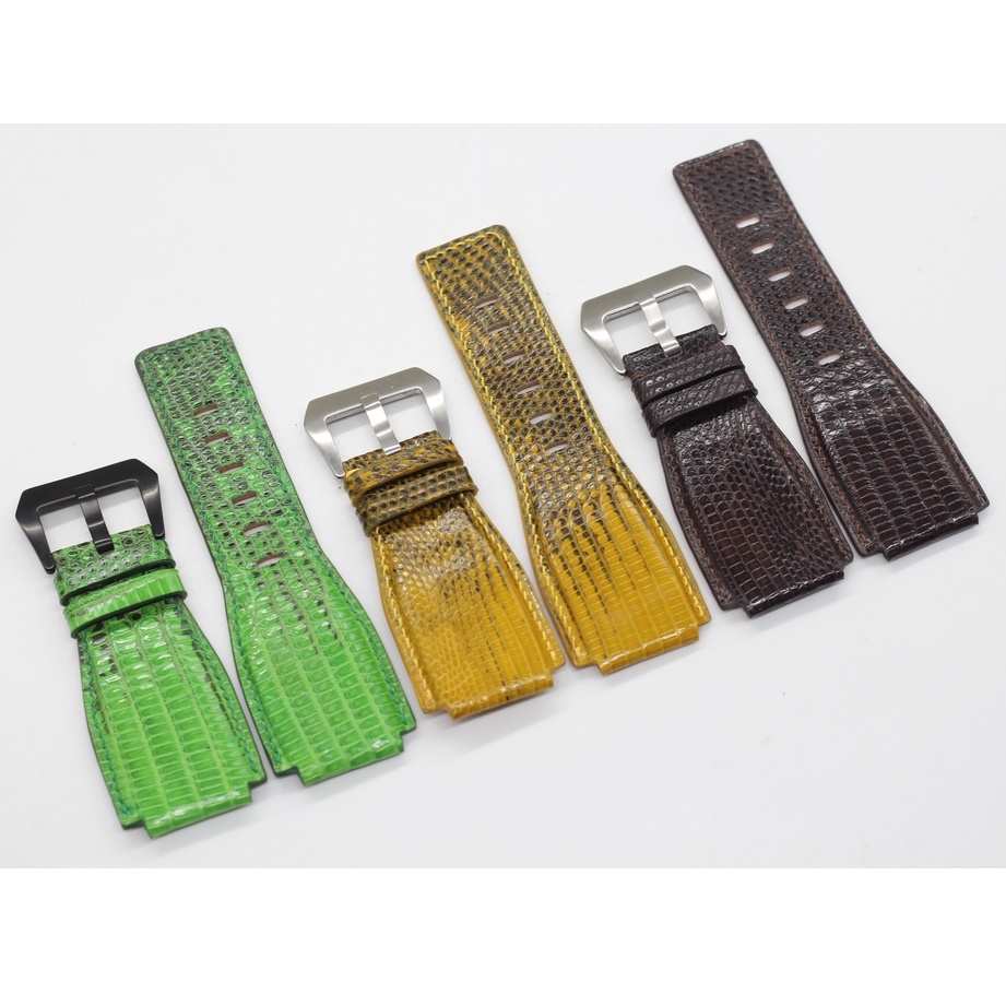 DA KỲ ĐÀ, Dây Đồng Hồ, Dây Đồng Hồ Da Thật Cao Cấp Phù Hợp Với Dòng BELL&amp;ROSS Size 24/24mm, Bảo Hành 6 Tháng