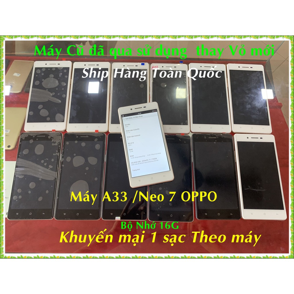 Điện Thoại A33/Neo 7 OPPO (máy cũ thay vỏ mới)