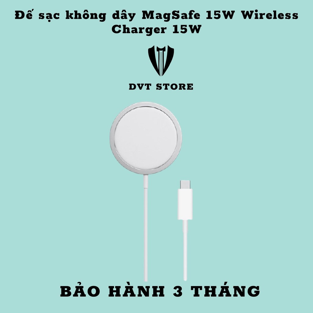 Đế sạc không dây MagSafe 15W Wireless Charger 15W Qi cho điện thoại 12, 12 Promax , iphone 11 Samsung Huawei Oppo