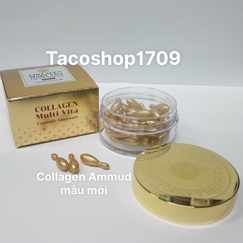 Viên bôi đẹp da collagen tươi ammud Hàn Quốc hộp 38v