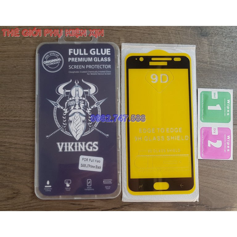 Kính cường lực Samsung J7 Pro J730 full màn hình | Galaxy J7 Prime full màn hình