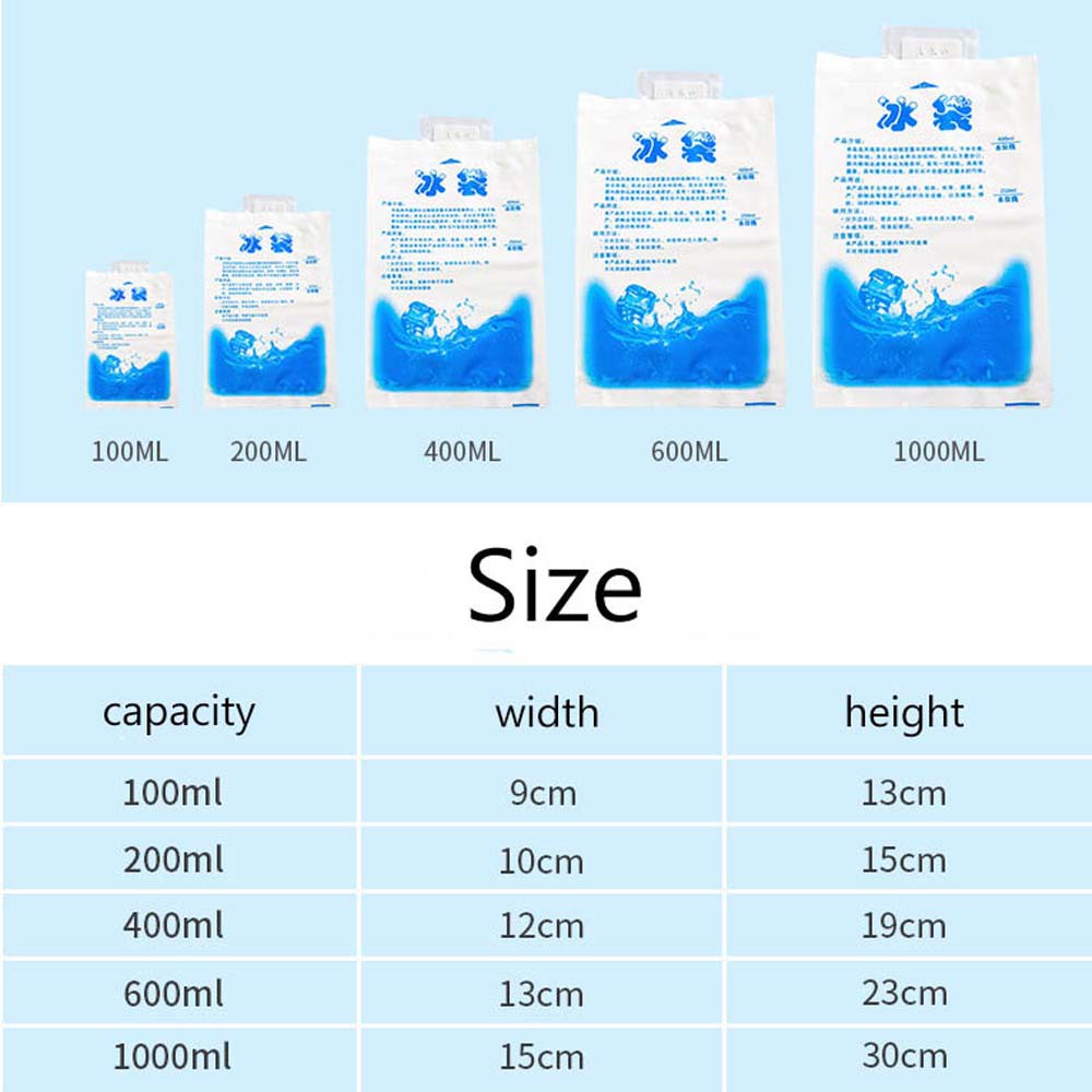 Set 10 túi chườm đá lạnh Epoch chăm sóc sức khỏe tái sử dụng được