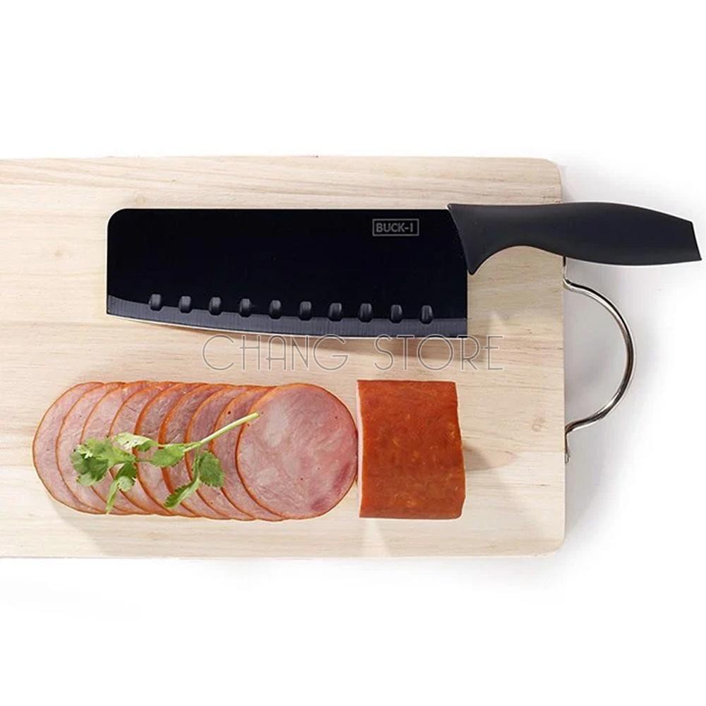 Bộ 5 Dao Nhà Bếp Cao Cấp BUCK BLACK - T65S Sắc Bén Tiện Dụng