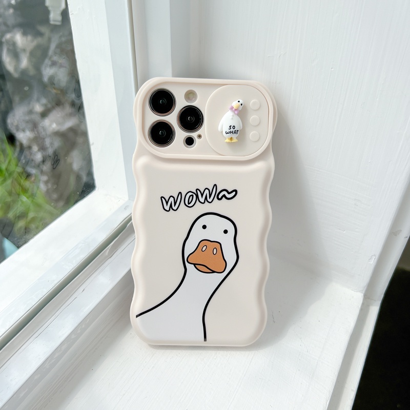 Ốp Điện Thoại Silicon Họa Tiết Vịt Hoạt Hình Dễ Thương Cho iPhone 12 13 11 PRO MAX XR 11 12 PRO