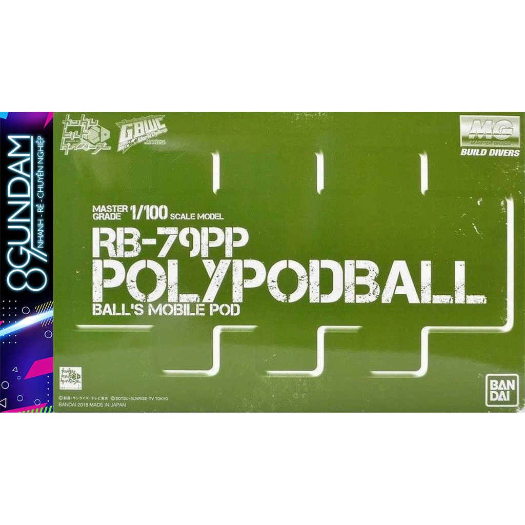 Mô Hình Lắp Ráp MG RB-79PP Polypodball Polypod Ball GBWC