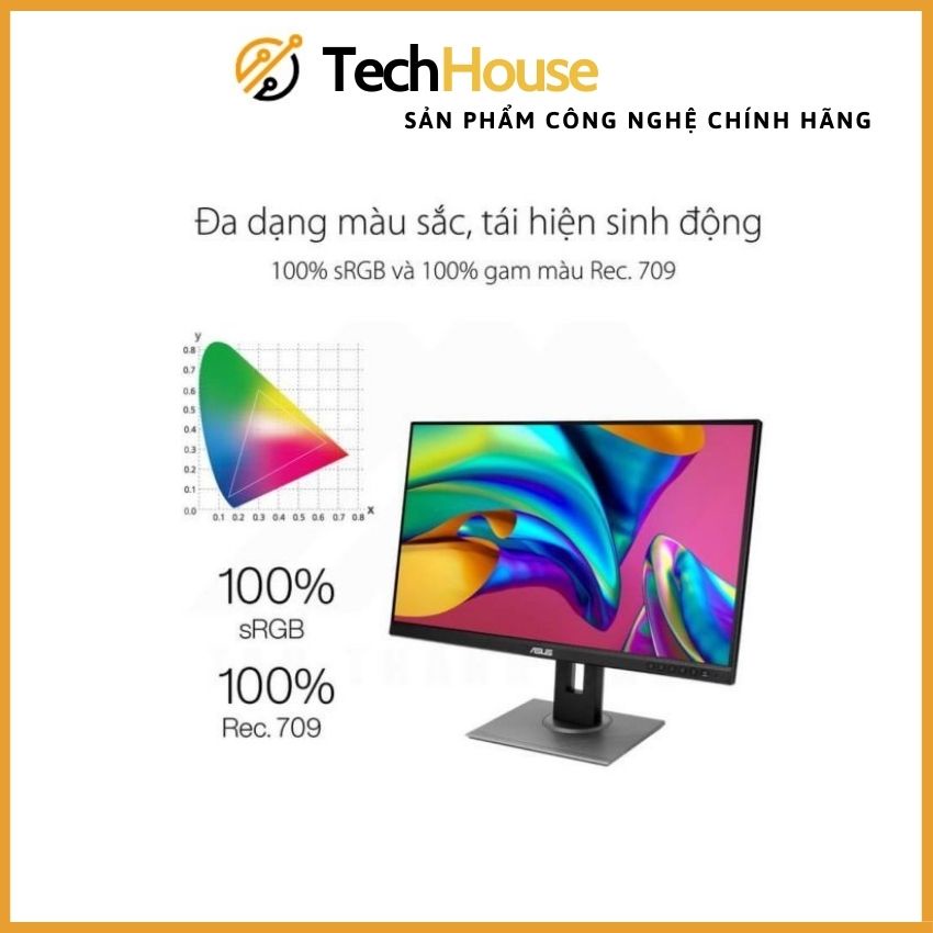 Màn hình máy tính ASUS ProArt PA278QV 27 inch 2K IPS - Bảo hành chính hãng 36 tháng | Tech House Official | BigBuy360 - bigbuy360.vn