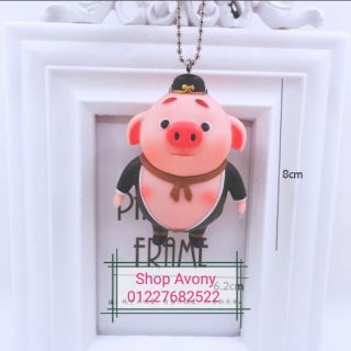 Móc khóa heo monchichi (không chuông)