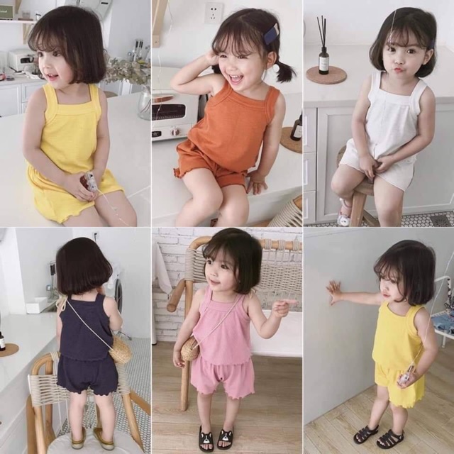 [Mã FATREND2810 giảm đến 30k tối đa 99k] BỘ 2 DÂY BÉ GÁI CỰC CUTE CHẤT SIÊU CO DÃN