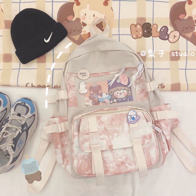 🌈 BALO HỌC SINH MARBLE CHẤT CANVAS🌈 B3