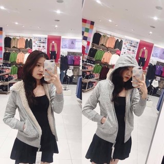 áo nỉ lót lông trẻ em uniqlo