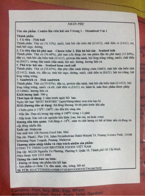 Viên thả lẩu - 500g