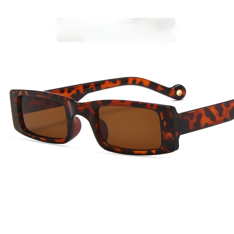 Kính mát gọng chữ nhật phong cách Retro phương Tây cho nữ