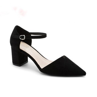 D2 - Giày nữ cao gót mũi xếp 5cm