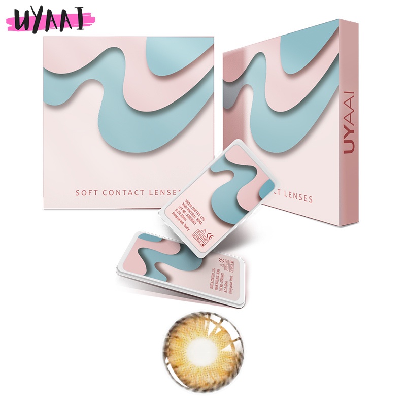 Set 1/2 Cặp Kính Áp Tròng Nhiều Màu Sắc Vui Nhộn Cho Gia Đình