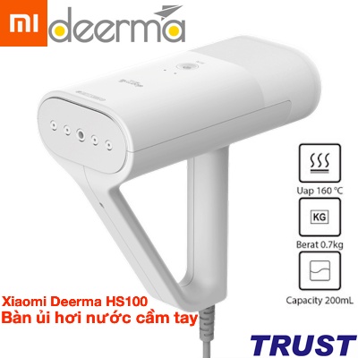 Bàn ủi hơi nước cầm tay xiaomi deerma hs100, xiaomi zanjia gt-306lw - ảnh sản phẩm 1