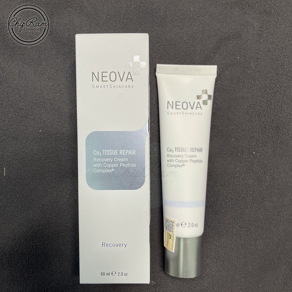 Kem dưỡng phục hồi da Neova Cu3 Tissue Repair  làm dịu, giữ ẩm da 60ml