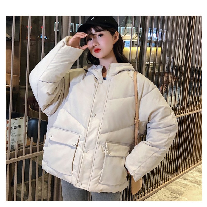 Áo phao dáng ngắn Hàn Quốc