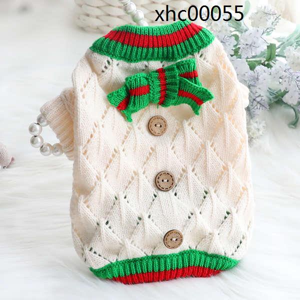 Áo Sweater Công Chúa Đính Nút Gỗ Thời Trang Thu Đông Cho Thú Cưng 3268