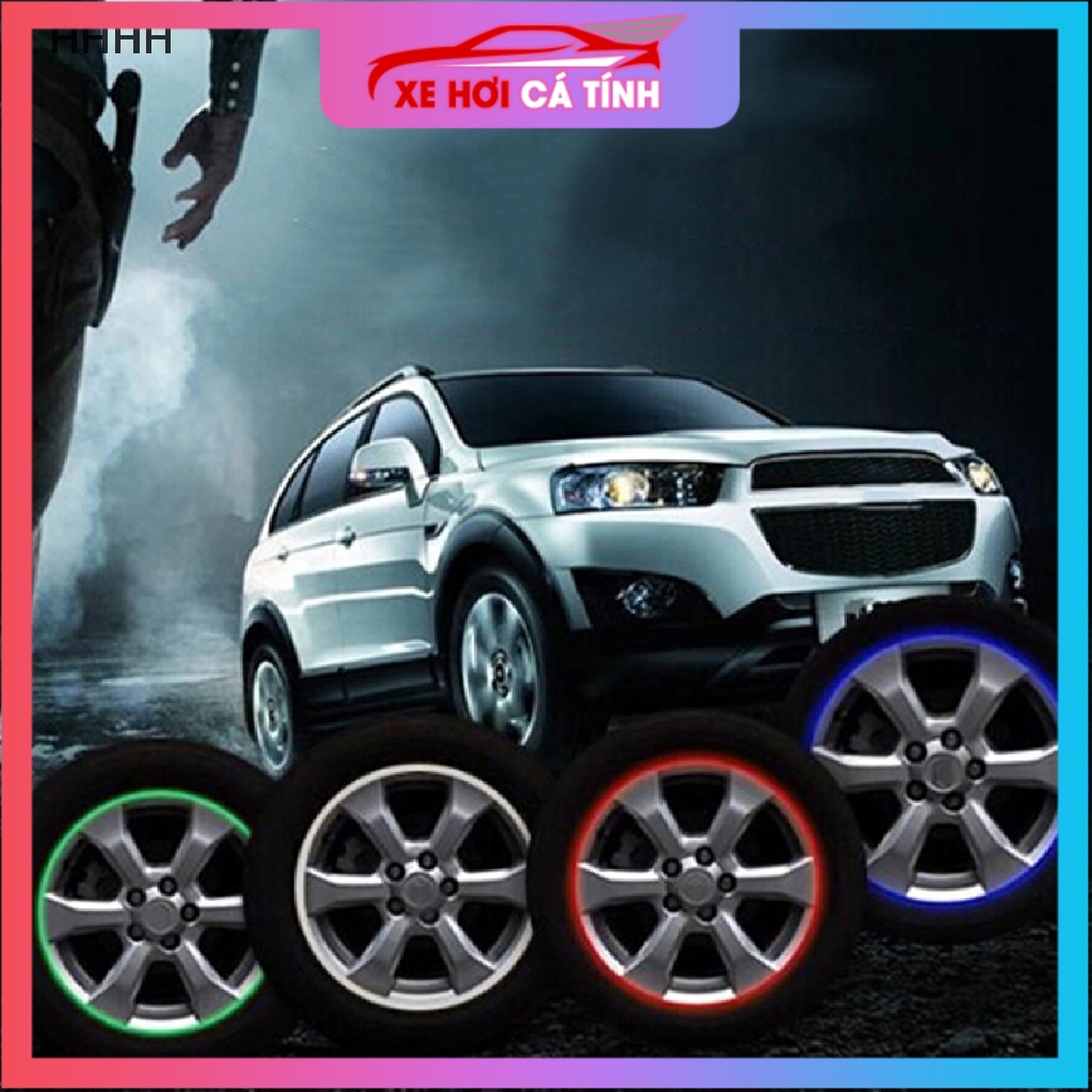 [⚡️FLASH SALE⚡️]  Băng keo dán viền bánh xe thể thao phản quang phát sáng khi chiếu ánh sáng