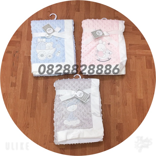 Chăn lông 2 lớp Bebe Mẫu mới nhất 2019