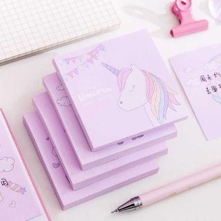 Giấy Ghi Chú Hình Chú Heo / Kỳ Lân Màu Hồng Đáng Yêu Tiện Lợi