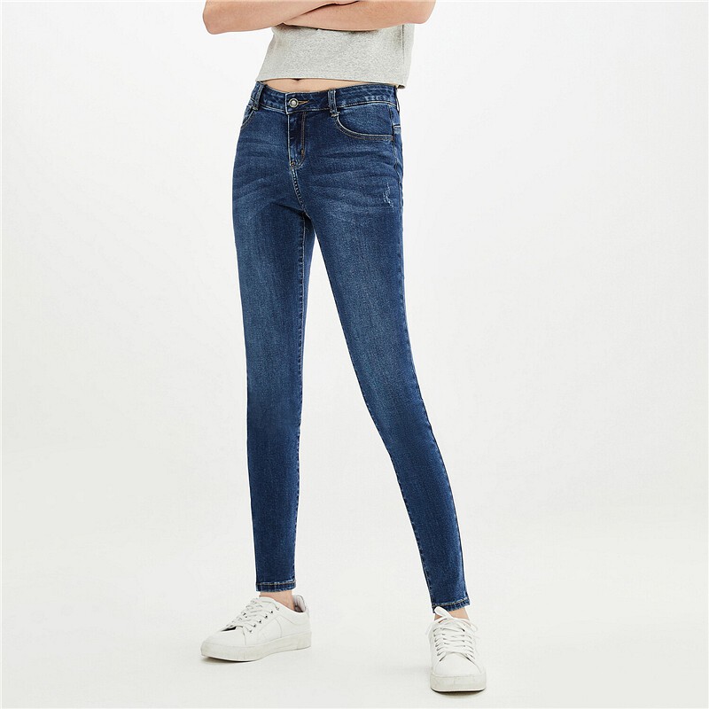 Quần Jeans Dài Nữ Giordano Super Stretch Jeans 05410016