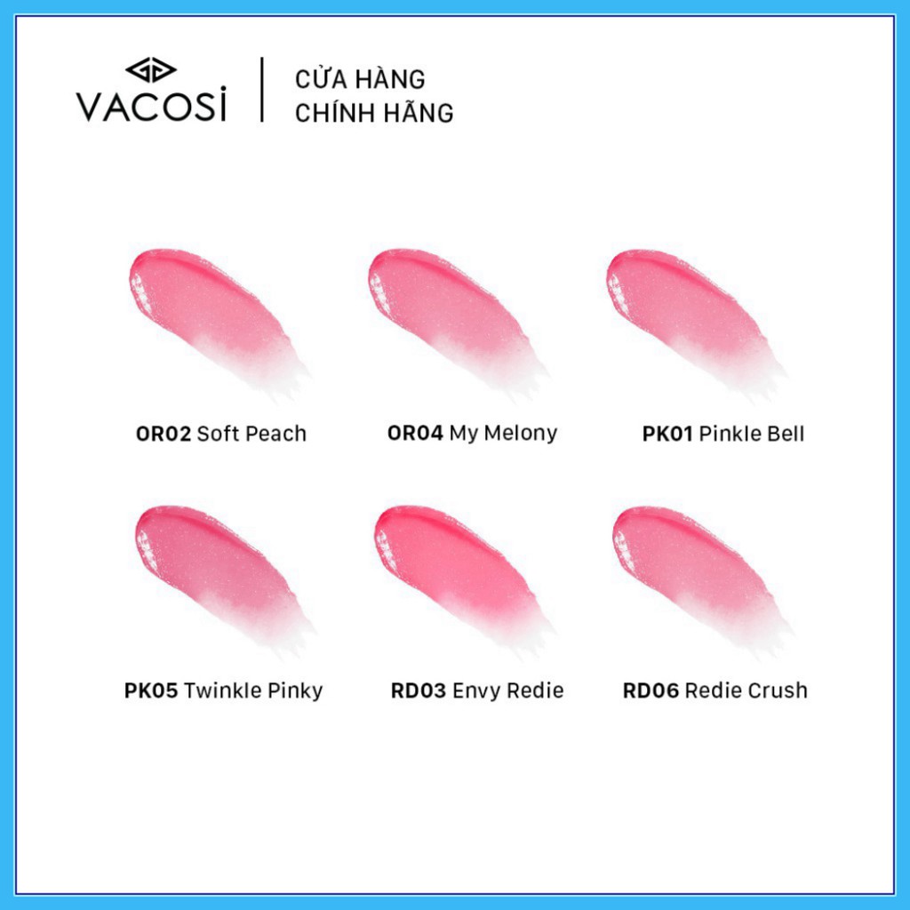 SON DƯỠNG CÓ MÀU VACOSI - PK01: Pinkle Bell Npp Vy Store