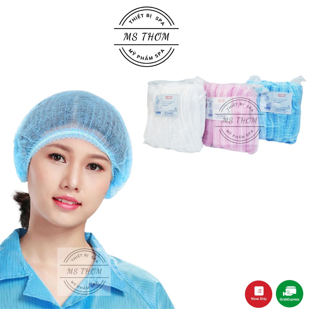 Bao trùm đầu con sâu 100 cái (màu xanh)