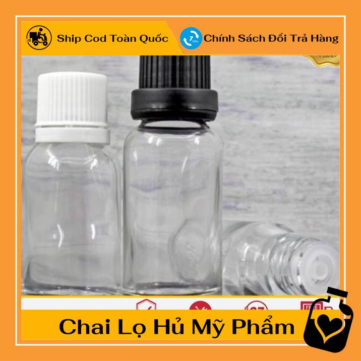 [50ml,100ml] Lọ đựng tinh dầu nắp vặn trắng chiết serum , phụ kiện du lịch , phụ kiện du lịch