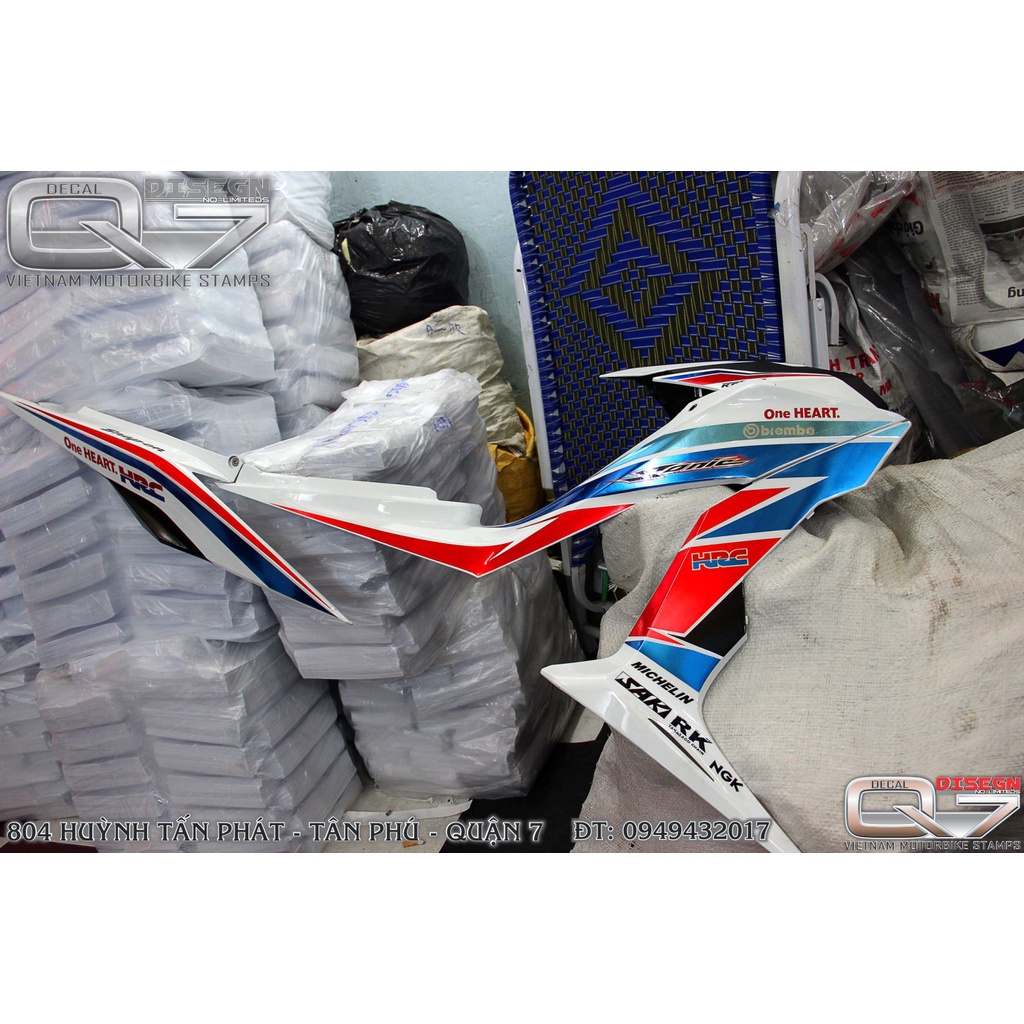 Tem Rời SONIC 150 Trắng - decalq7