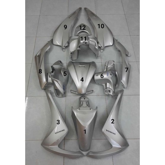 Dàn Áo Vision (2014-2020) Bạc Chính Hãng Honda