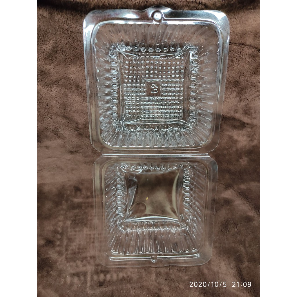 100 HỘP NHỰA H 52 ĐỰNG BÁNH H52 CAO 11 X 11 X 8 CM