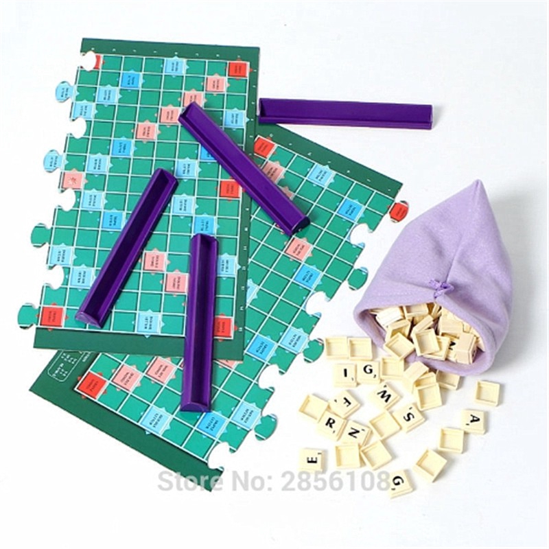 Scrabble English Crossword Puzzles Board Games  Trò chơi thông minh Scrabble - Xếp Chữ Tiếng Anh giúp bé học tập