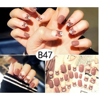 Móng tay giả, móng giả, nail giả (tặng kèm keo dán)