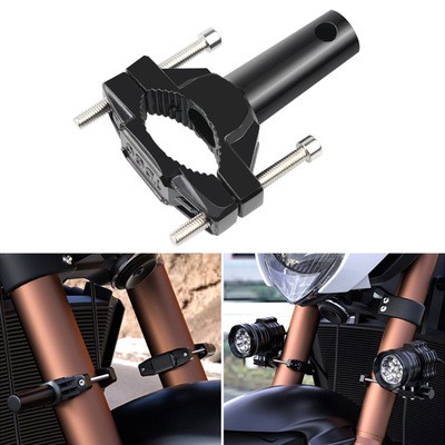 Pat kẹp phuột lắp đèn trợ sáng các loại xe mô tô 2-6cm