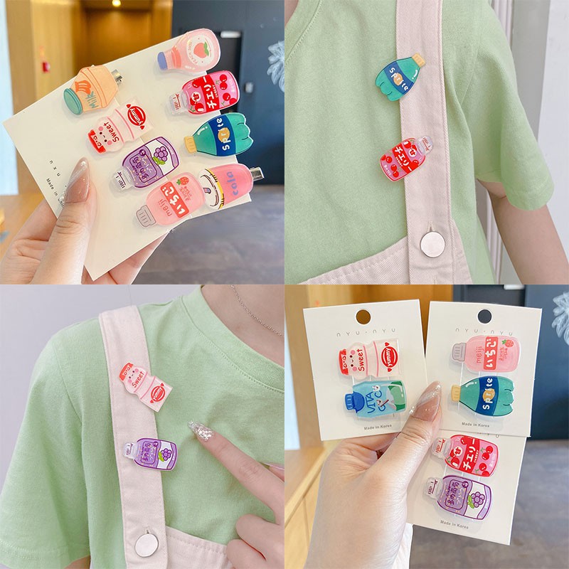 Kẹp tóc nữ trang trí thiết kế dễ thương phong cách Nhật Bản