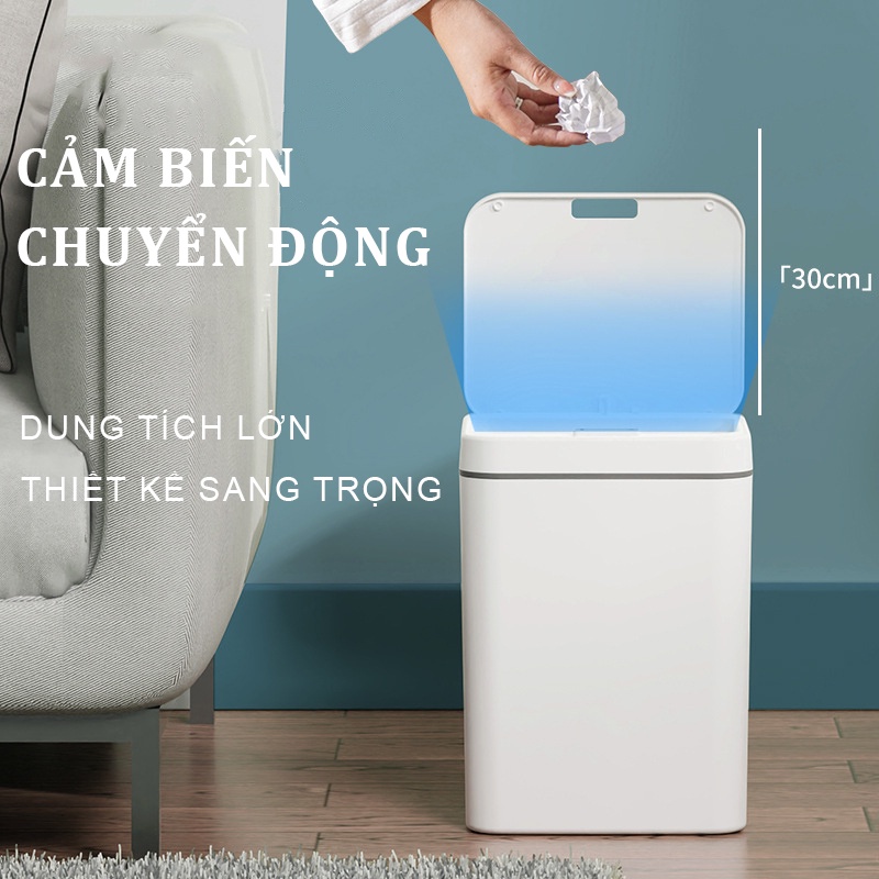 Thùng rác thông minh 3 chế độ siêu tiện dụng cho cuộc sống hiện đại - K1362