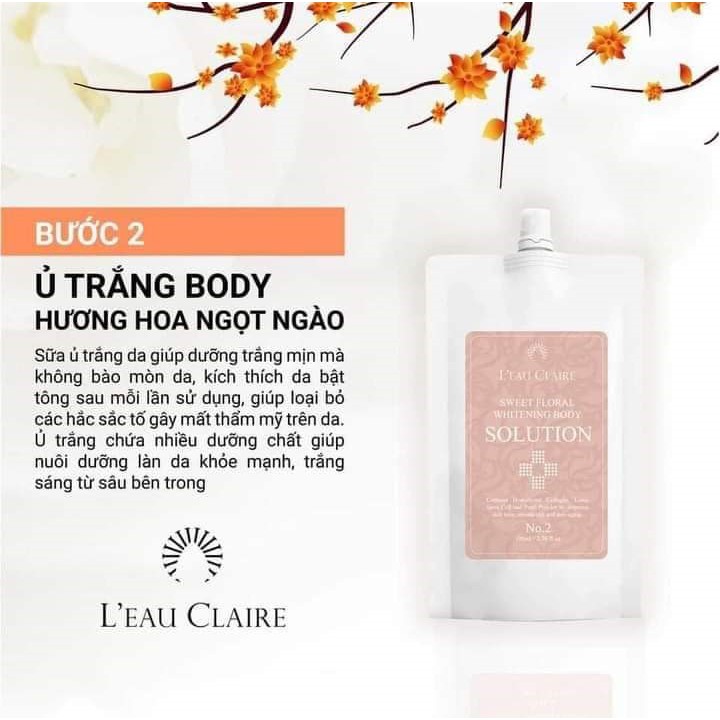Sữa Ủ Trắng🍀🌸CHÍNH HÃNG HÀN QUỐC🍀🌸Ủ Trắng Body Solution giúp dưỡng trắng mịn mà không bào mòn da, loại bỏ các hắc tố