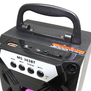 (Siêu Siêu Rẻ) Loa gỗ Bluetooth MS-363BT xách tay 