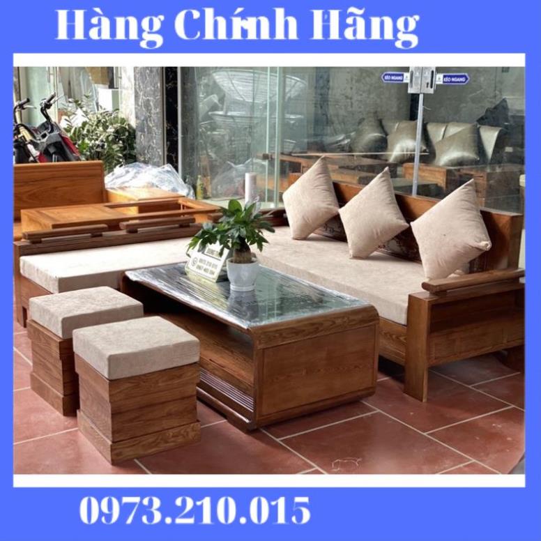 HÀNG CHÍNH HÃNG   Bộ ghế sofa tay trứng gỗ sồi Nga giá gốc tại xưởng