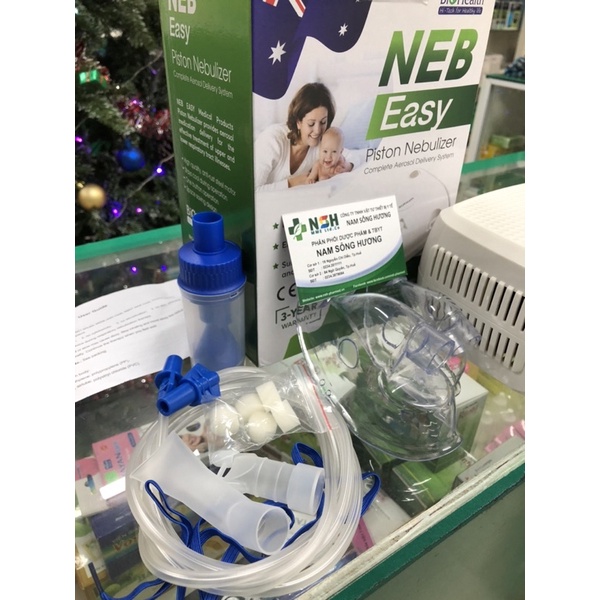 ✅  Máy Xông Khí Dung Mũi Họng Biohealth NEB EASY NEBEASY MÁY THỞ KHÍ DUNG MŨI HỌNG BIOHEALTH NEB EASY