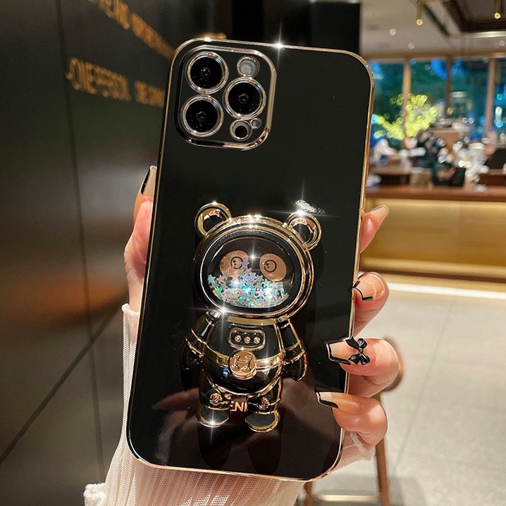 Ốp Điện Thoại Hình Gấu Trúc 3D Cho iPhone 6 plus 6s plus 7 plus 8 plus xs max xr 11 pro max 12 pro max 13 pro max 14 plus 14 pro max