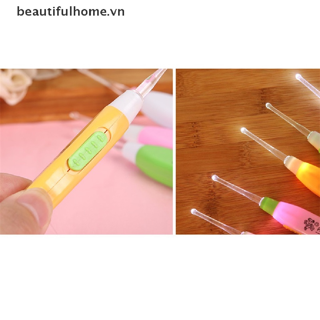 (Hàng Mới) Dụng Cụ Lấy Ráy Tai Có Đèn LED Tiện Lợi