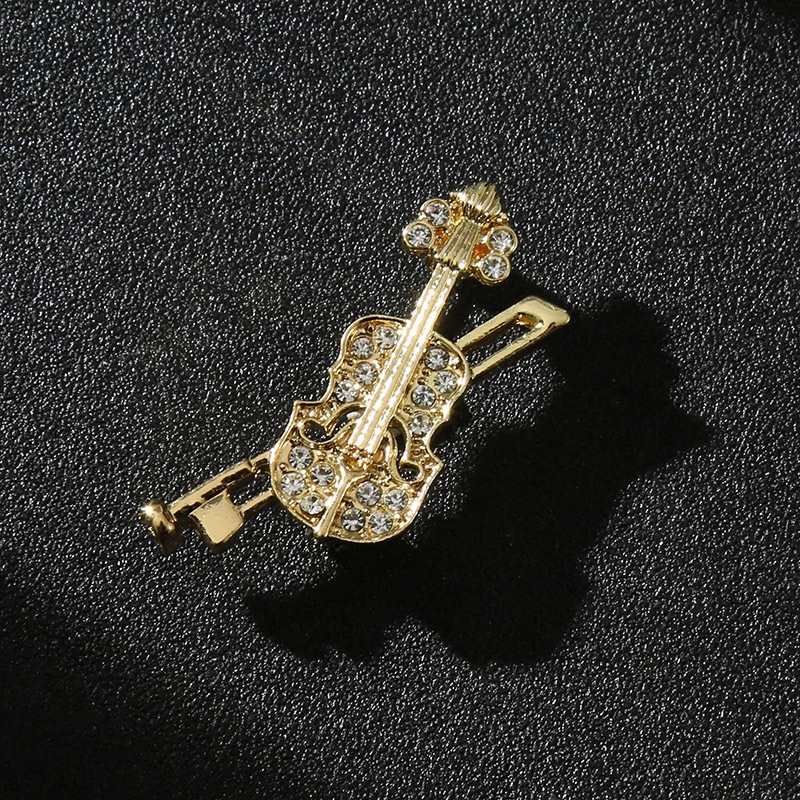 Trâm Cài Áo Hình Đàn Guitar Cổ Điển Cho Nam