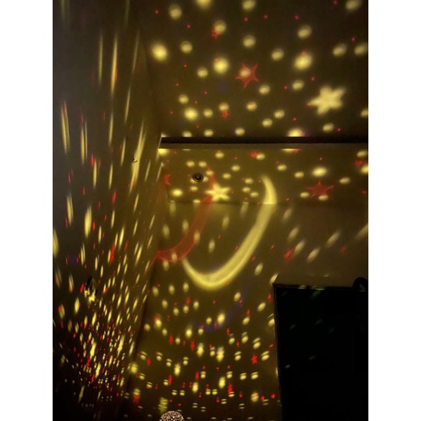 (Rẻ vô địch) Đèn ngủ chiếu sao vũ trụ độc đáo xoay 360 độ nhập khẩu - SDGD