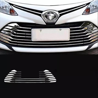COMBO Mặt calang + Ốp gầm trước Vios 2019