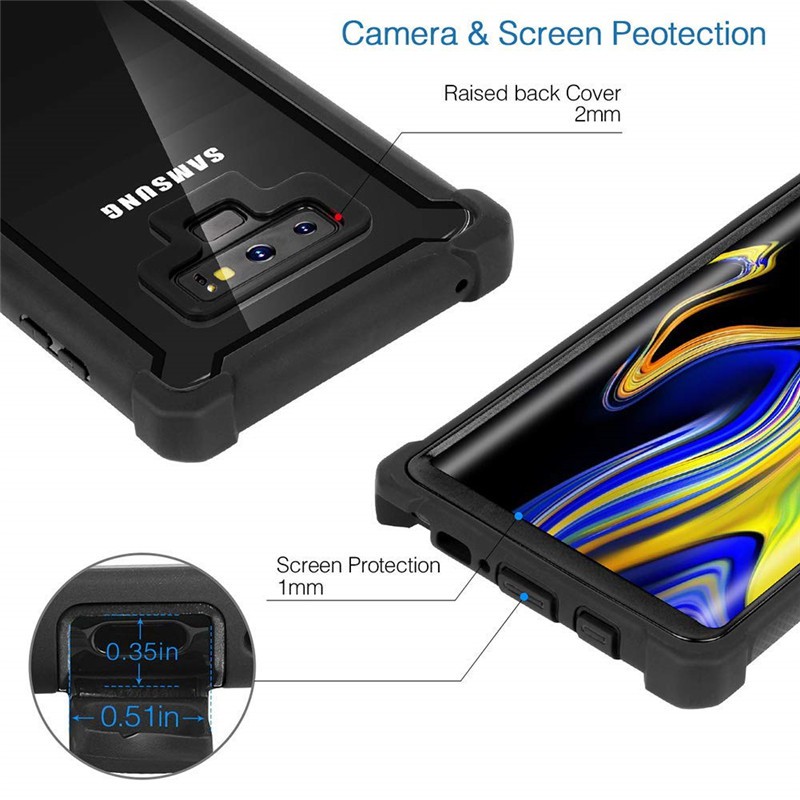 Ốp Điện Thoại 2 Trong 1 Chống Sốc Cho Samsung Galaxy Note 20 Ultra Note 10 9 8 S10 S8 S9 Plus