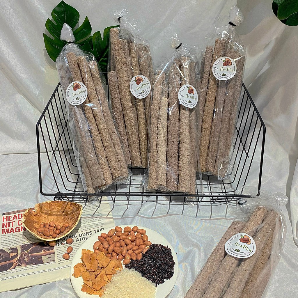 Bỏng gạo lứt giảm cân không đường siêu ngon phù hợp chế độ ăn kiêng túi 150gam