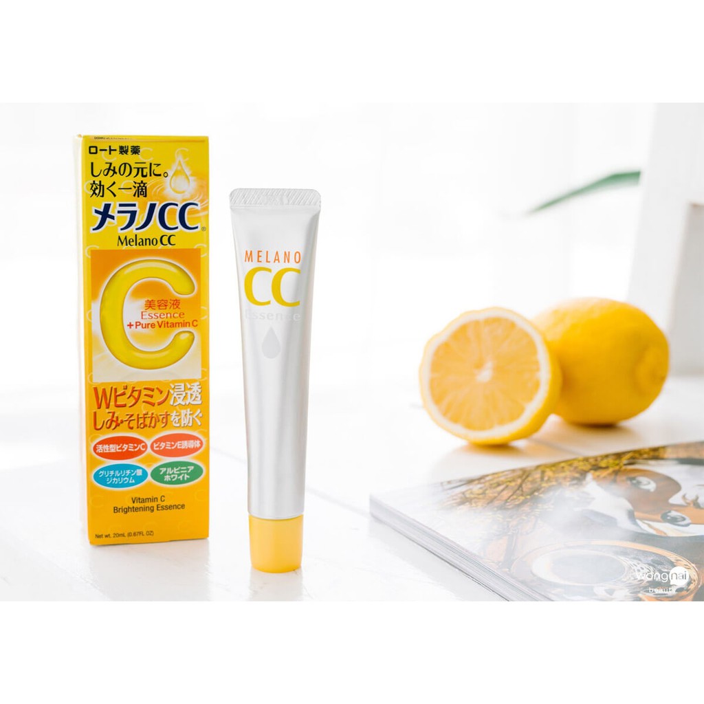 Tinh Chất Dưỡng Sáng Da Giảm Thâm Mụn Rohto CC Melano