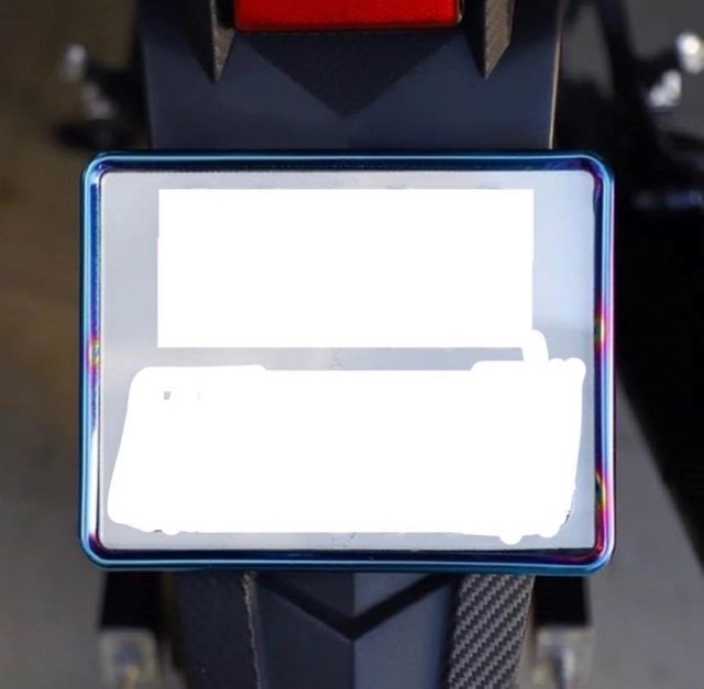 Khung biển số titan 7 màu